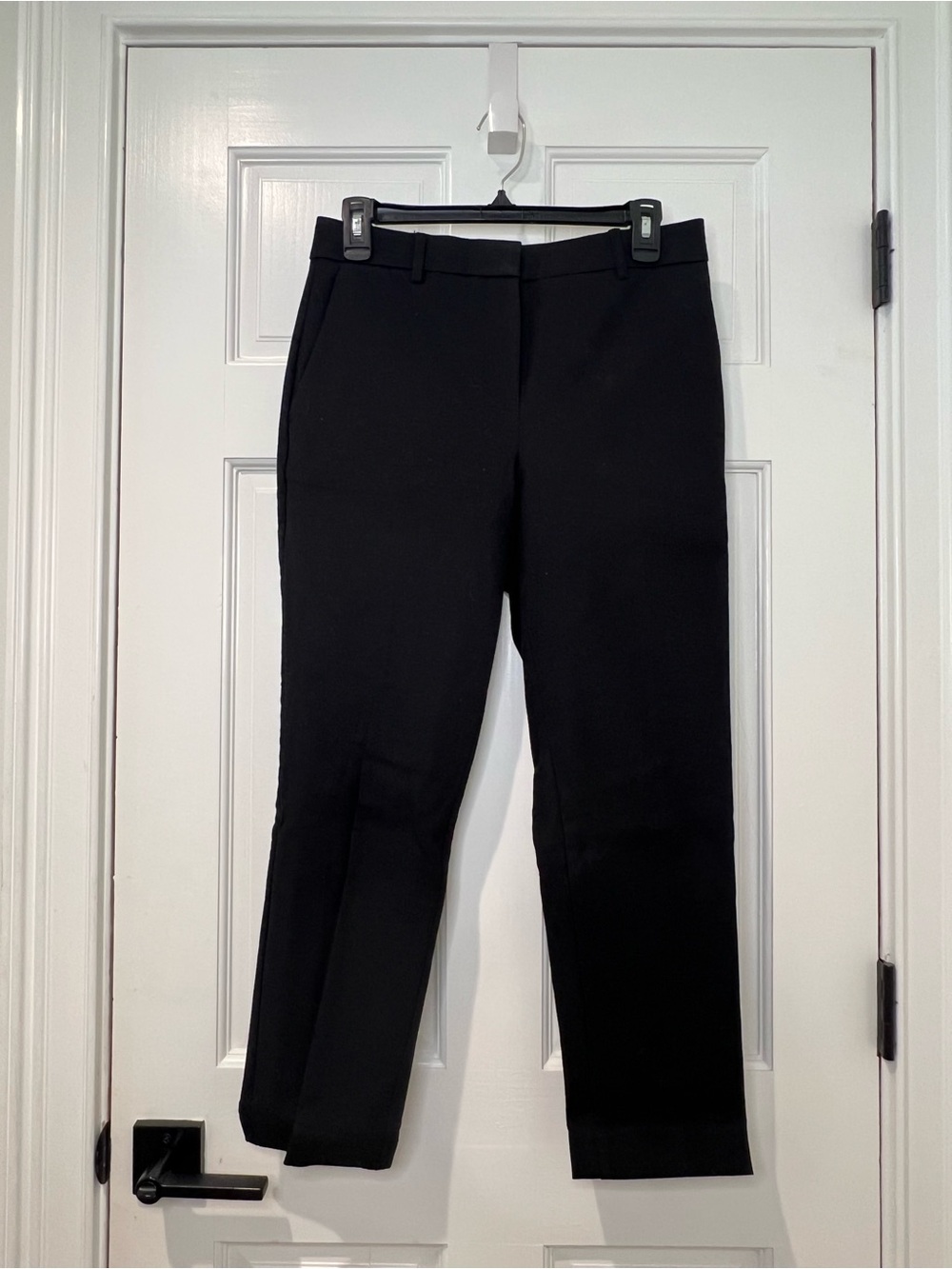 Ann Taylor AVA Black Dress Pants - Classic Straight Leg 4 petite